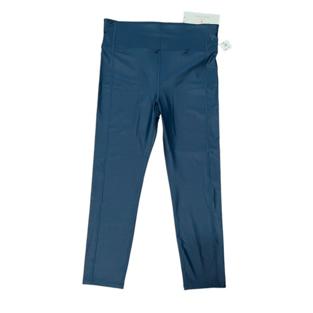 NWT‎ Sweaty Betty High Shine High Rise 7/8 Blue Leggings Sz XXL